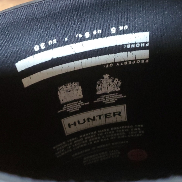 Black Hunter Rain boots! - Picture 2 of 2